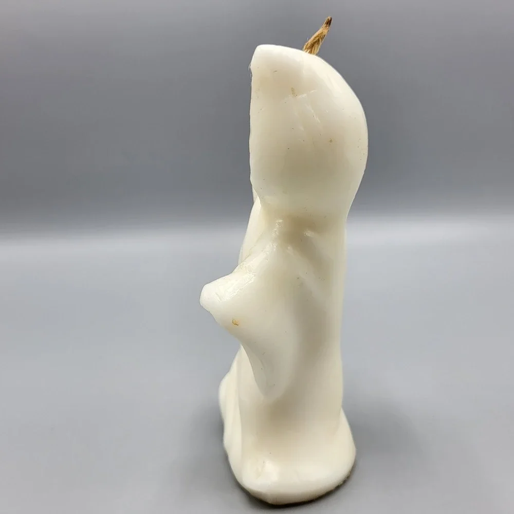 Vintage Gurley Ghost Candle Halloween Spooky Table Decor 5